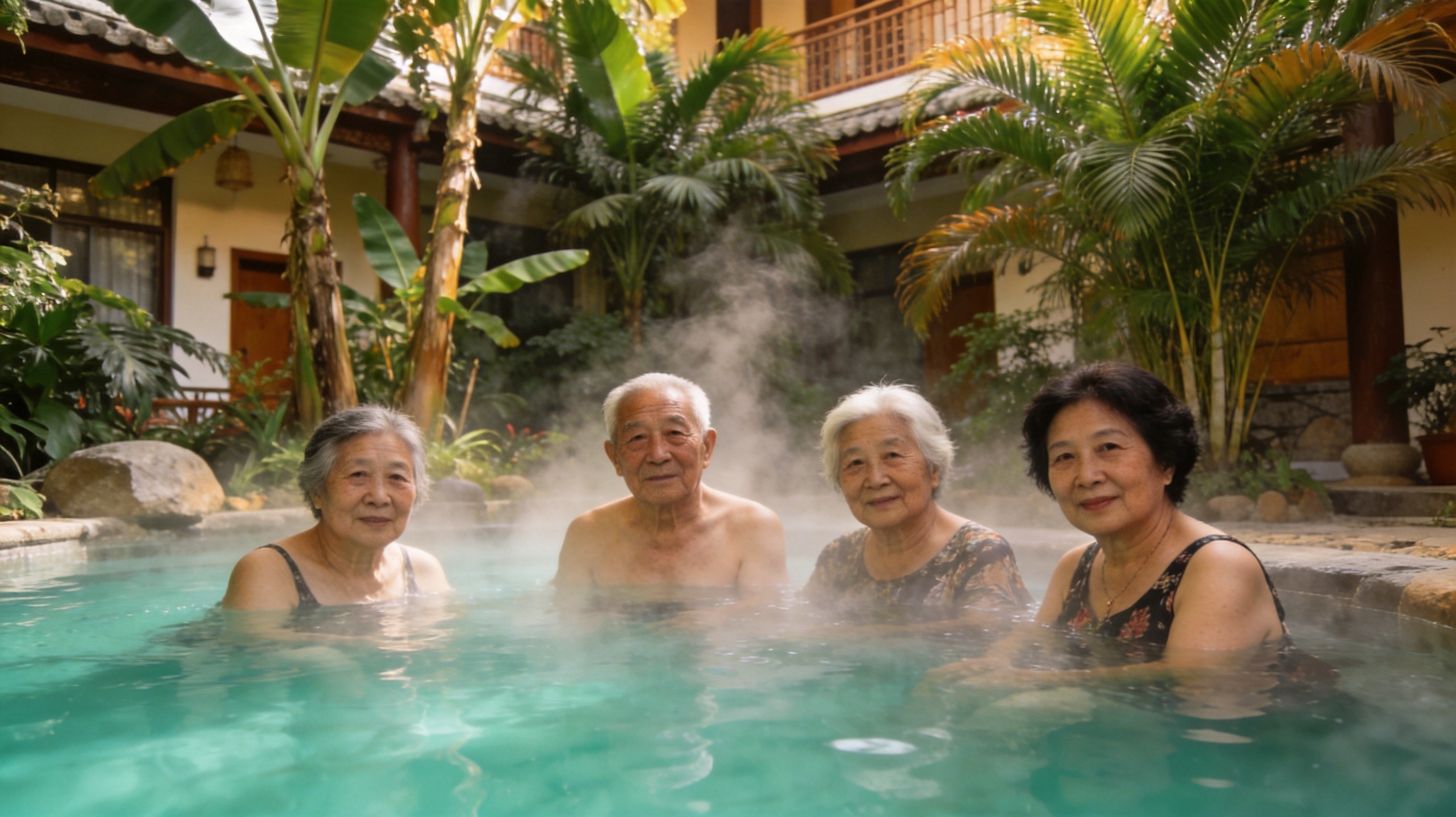 弥勒温泉康养体验